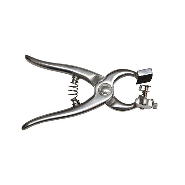 Pinza tatuadora manual con tinta y numeros