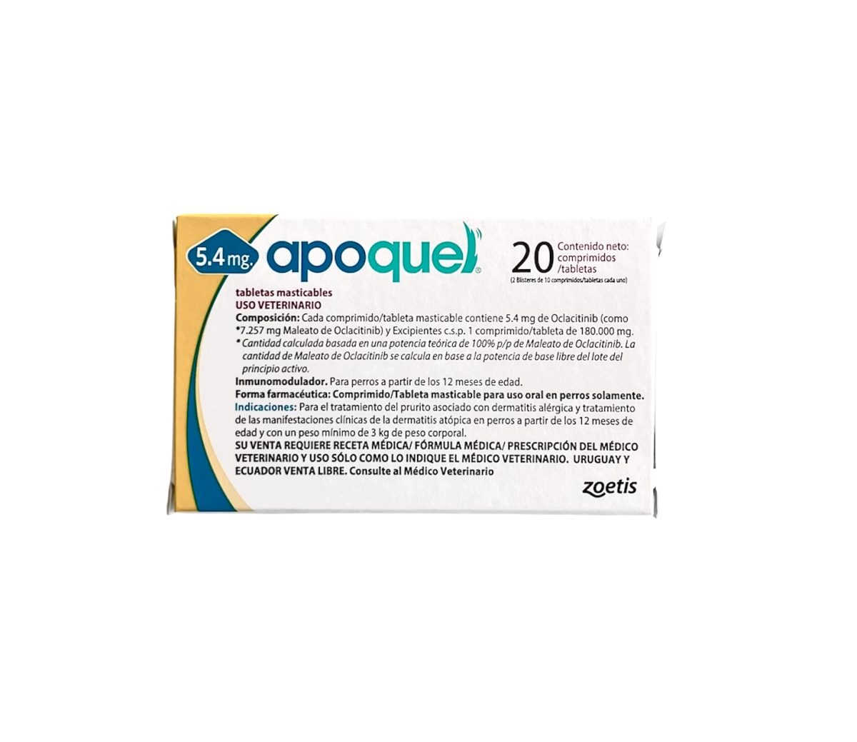 Photoroom_20250827_93426 a.m. Apoquel 5.4 mg tabletas masticables - Image 1