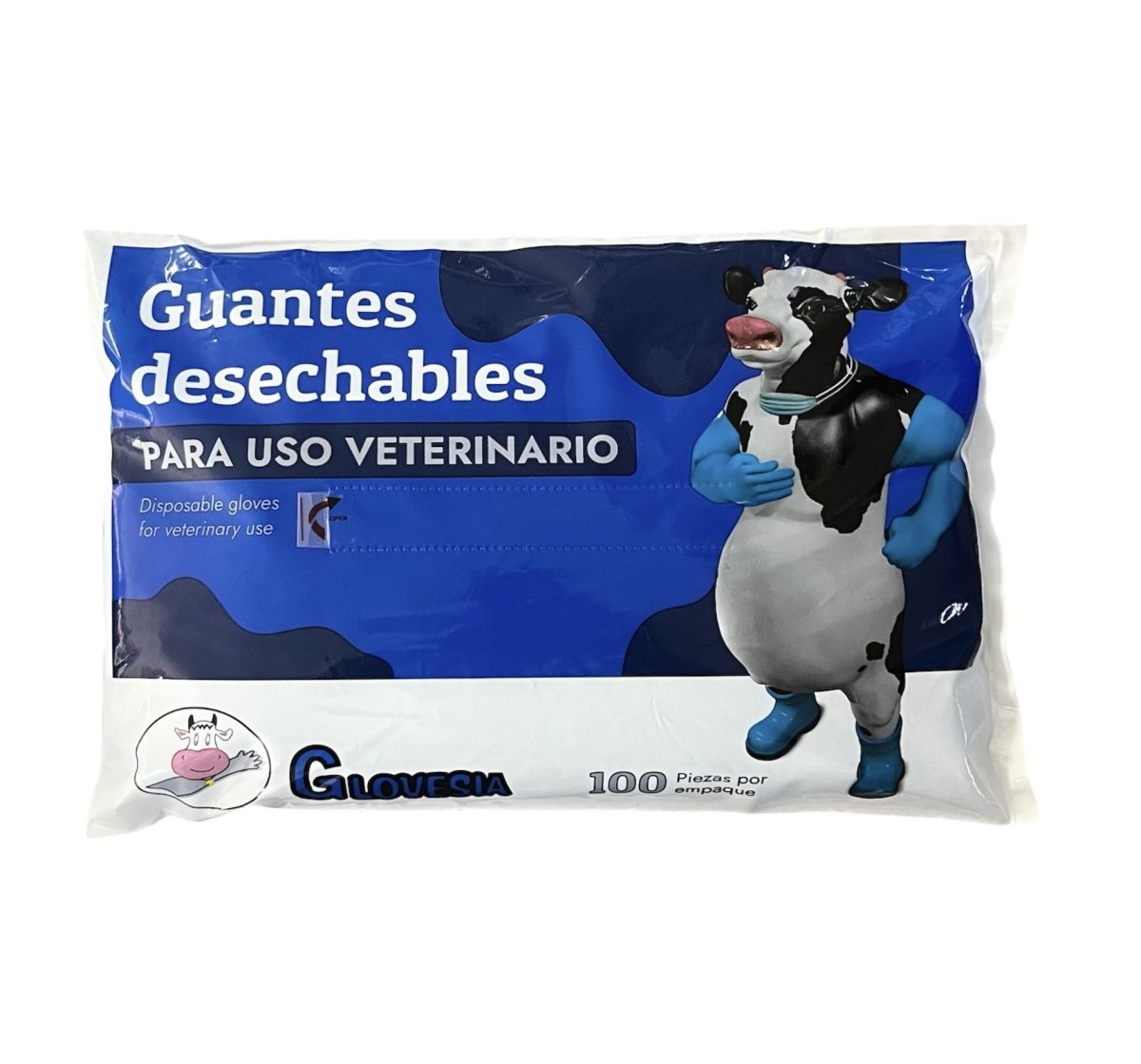 Guantes para palpar Glovesia 100 pza 2 Guantes para palpar nacionales - Image 1